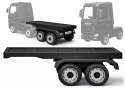 Naczepa do pojazdu HL358 Mercedes Scania Actros czarna
