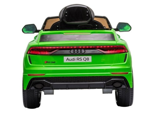 Samochód na akumulator Audi RS Q8 Światła LED MP3 Pilot Zielony