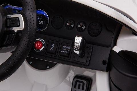 Auto Na Akumulator Ford Mustang GT Drift SX2038 Pilot Świtła LED MP3 Biały