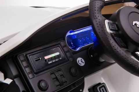 Auto Na Akumulator Ford Mustang GT Drift SX2038 Pilot Świtła LED MP3 Biały