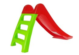 Zjeżdżalnia Ogrodowa dla Dzieci 3-Stopniowa Drabinka Czerwona 116cm 428