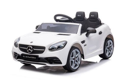Auto Na Akumulator Mercedes SLC 300 Światła LED MP3 Pilot Biały