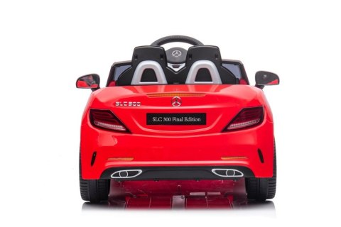 Auto Na Akumulator Mercedes SLC 300 Światła LED MP3 Pilot Czerwony
