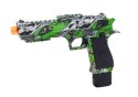 Elektryczny Pistolet Na Kulki Strzałki Wodne Strzałki 2w1 Zielony