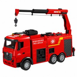 Wóz Strażacki z Dźwigiem i Armatką Wodną Zdalnie Sterowany RC Huina 1:18