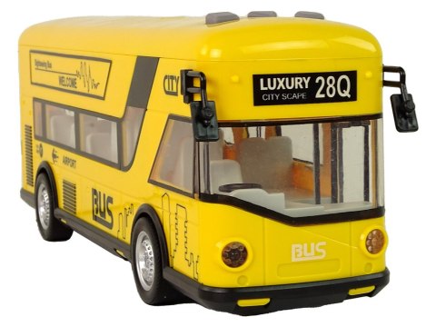 Autobus Miejski Żółty Z Napędem Frykcyjnym 1:18