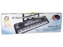 Keyboard z Mikrofonem Instrument Muzyczny Dla Dzieci Czarny