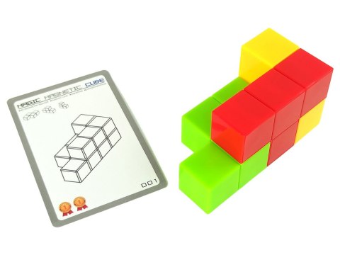 Kostka Logiczna Do Układania Magnetyczna Dwustronne Karty 108 Wyzwań