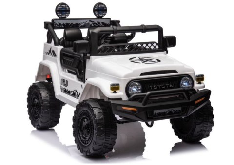 Auto Na Akumulator Toyota FJ Biała 4x4