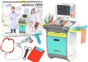 Zestaw Małego Doktora Wózek Lekarski RTG EKG Akcesoria Światła Dźwięk 36el.