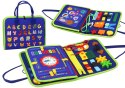 Tablica Filcowa Sensoryczna Manipulacyjna Edukacyjna Niebieska