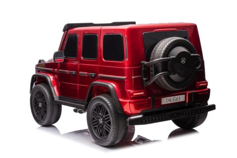 Auto Na Akumulator Mercedes G63 4X4 XXL 24V14AH Czerwony Lakierowany