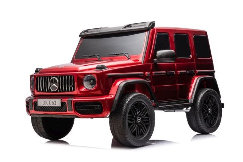 Auto Na Akumulator Mercedes G63 4X4 XXL 24V14AH Czerwony Lakierowany