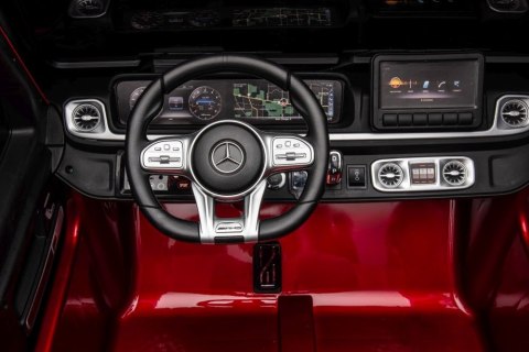 Auto Na Akumulator Mercedes G63 4X4 XXL 24V14AH Czerwony Lakierowany