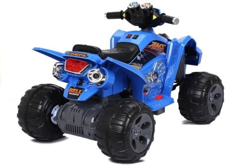 Quad Pojazd Na Akumulator Dla Dziecka Terenowy Światła LED MP3 Niebieski