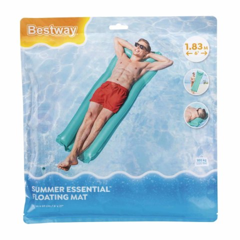 Dmuchany Materac Do Pływania Zielony 183 x 69 cm Bestway 44007