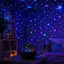 Projektor Gwiazd Lampka Nocna Głośnik 2w1 Czarny