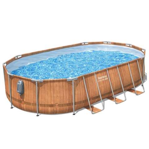 Basen Ogrodowy Stelażowy Bestway 56719 Power Steel 610 x 366 x 122 cm
