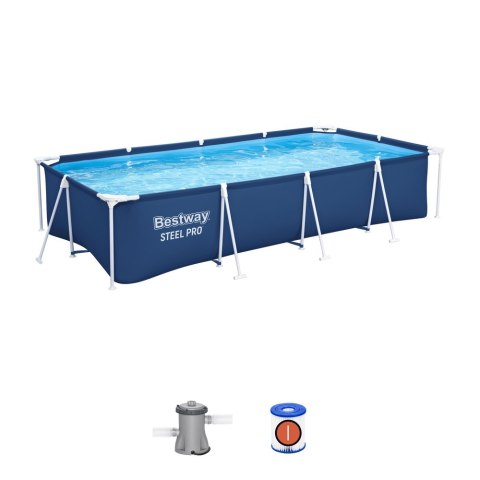 Basen Stelażowy 400 x 211 x 81 cm Bestway 56424