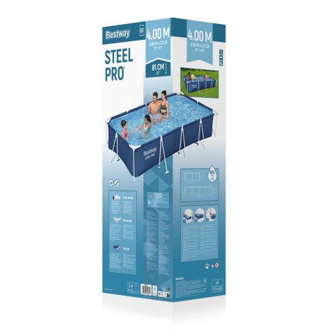 Basen Stelażowy 400 x 211 x 81 cm Bestway 56424