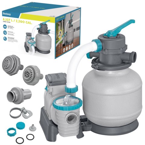 Pompa Piaskowa Do Basenu Filtrująca Timer 8327L/h Bestway 58499