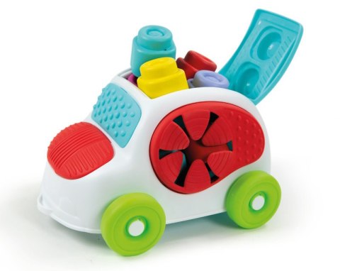 Clemmy Autko Sensoryczne z Klockami Sorter Clementoni 17315