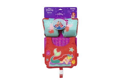 Kamizelka Rękawki Do Nauki Pływania Disney Princess Syrenka Bestway 9101I