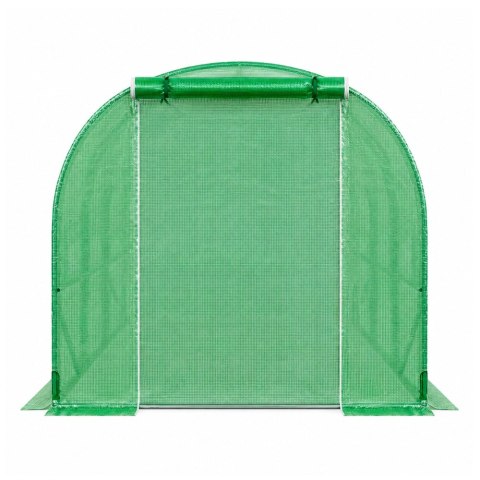 Tunel Ogrodowy Foliowy Szklarnia Na Warzywa Okna Zielony UV 6x3x2M 18M²