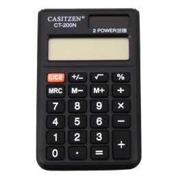 Kalkulator Kieszonkowy Z Etui Wyświetlacz 8- Cyfrowy Solar CT-200N