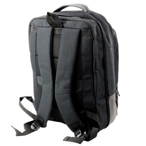 Plecak Biznesowy USB Kieszeń Na Laptopa Czarny 16L 45cm