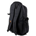 Plecak Miejski Funkcjonalny 9 Kieszeni Czarny 35L 48cm