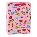 Torba Prezentowa Naklejki Kolorowe Znaczki 23 x 18 x 10,5 cm