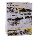 Torba Prezentowa Złote Zdobienia Elegancka 23 x 18 x10cm