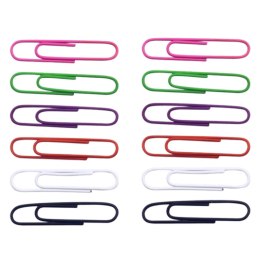 Zestaw Spinacze Biurowe Do Papieru Kolorowe 30mm 40szt.