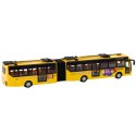 Autobus Szkolny Trolejbus Przegubowy Zdalnie Sterowany RC 1:32 Żółty