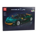 Klocki Konstrukcyjne Samochód Sportowy Zielony 1:8 P1 3268el