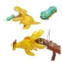 Zestaw Samochodowy Tor Katapulta Wyrzutnia Dinozaur