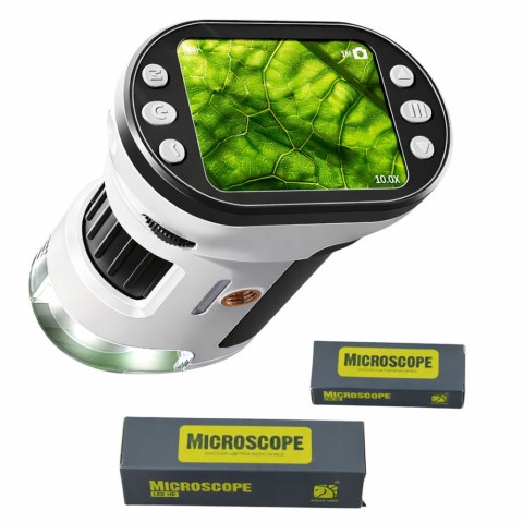 Mikroskop Edukacyjny Cyfrowy Z Ekranem Funkcja Zdjęć Wideo 1000X LED