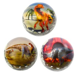 Piłka Do Odbijania Ugniatania Piankowa Piłeczka Dinozaury 10cm