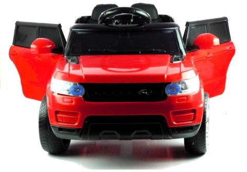 Auto na Akumulator HL1638 Dla Dzieci Światła LED MP3 Pilot Czerwony