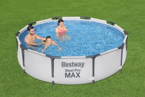 Basen Ogrodowy Stelażowy Okrągły 305 x 76 cm Bestway 56406