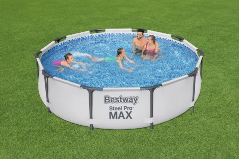 Basen Ogrodowy Stelażowy Okrągły 305 x 76 cm Bestway 56406