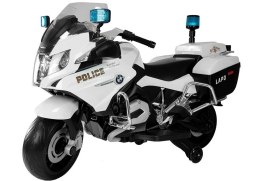 Motor na Akumulator BMW R1200 Policja Światła LED Dźwięki Biały