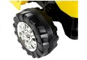 Traktor Koparka Na Akumulator ZP1005 Dla Dzieci Z Ruchomą Łyżką Żółta