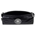Piórnik Szkolny Organizer Jednokomorowy Czarny 21,5cm