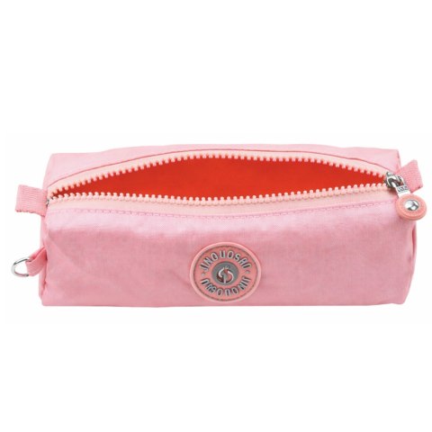 Piórnik Szkolny Organizer Jednokomorowy Różowy 21,5cm