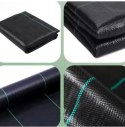 Agrotkanina Czarna 1100cm x 100m UV 135g Antychwastowa Agrowłóknina + Kotwy