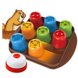 Gra Zręcznościowa 2w1 Mole Maze Szybkie Kubeczki Kółko i Krzyżyk