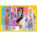 Puzzle - 4w1 (35, 48, 54, 70) - Wesoły świat Barbie - Trefl 34626