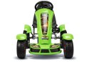 Sportowy Gokart Na Pedały F618 Pomowane Koła Obciążenie 50kg Zielony